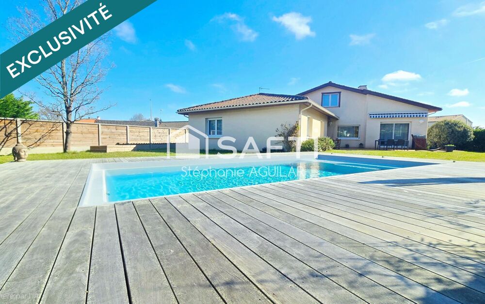 Vente Maison plain pied, 4 chb, 2 sdb,2 WC, garage, piscine Le haillan