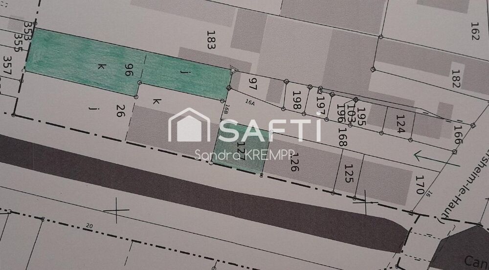 Maison mitoyenne de 4 pièces et terrain constructible