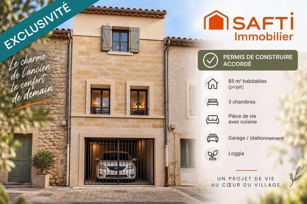 Remise de 85m² habitable avec permis de construire