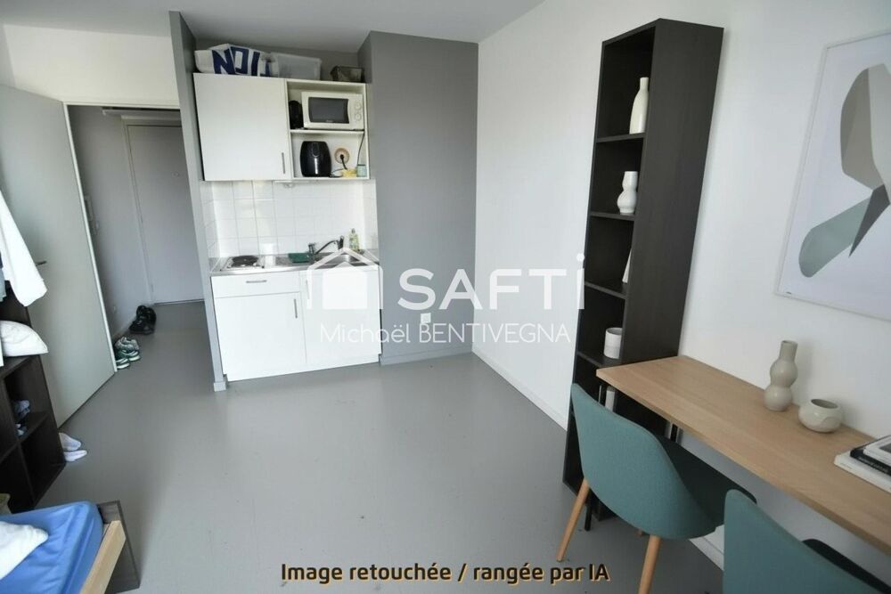 Studio en résidence étudiante avec parking