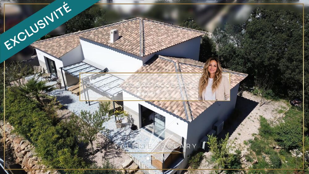 Sainte-Anastasie-sur-Issole: Villa contemporaine de 2022, 126 m² sur un terrain de 790 m², 4 chambres...