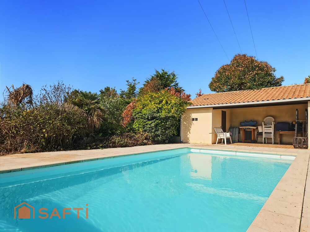 Vente Maison Longages, Maison 170 m², piscine, vue Pyrénées Longages