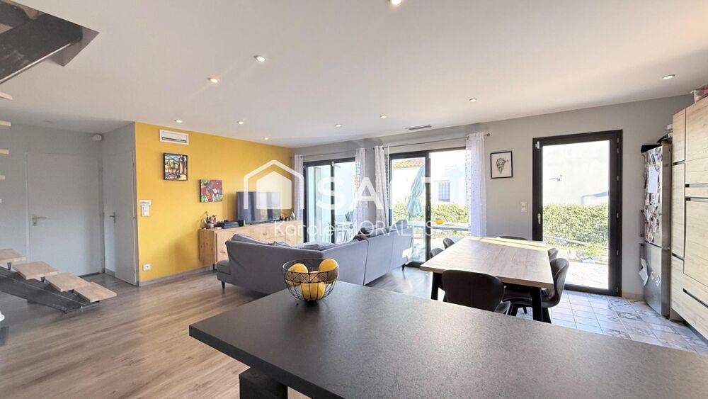 Vente Maison PALAU DEL VIDRE (66), BELLE VILLA, 4 FACES, STATIONNEMENT, PISCINE, APPARTEMENT T2 Palau-del-vidre