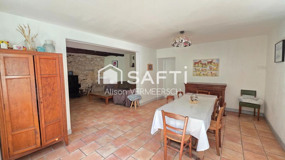 Vente Maison Beaux volumes - 7 pièces - 4chambres - jardin Bennecourt