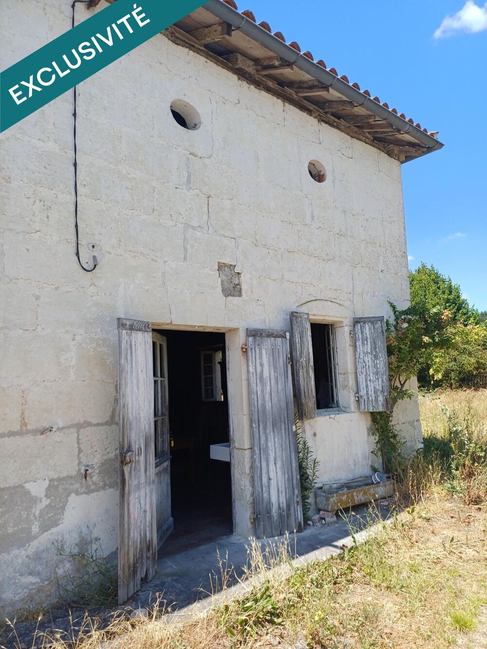 Maison ancienne et terrain constructible