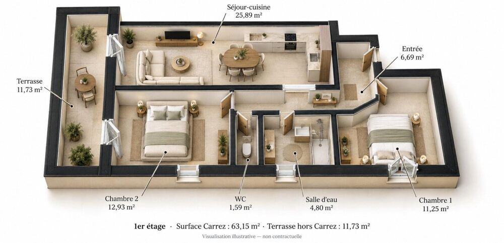 à vendre  Appartement Porticcio (20166)
