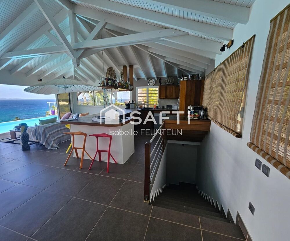 Villa exceptionnelle avec vue sur la mer des Caraïbes