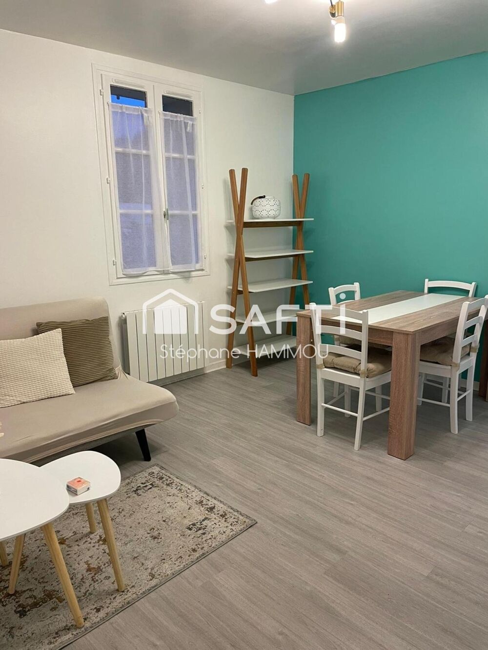 T2 meublé entièrement rénové - 39m² - loué - RDC