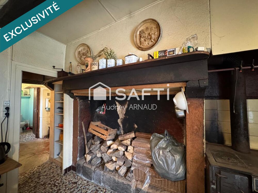 À vendre  Maison en pierre avec jardin à Saint-Merd-la-Breuille (Creuse)