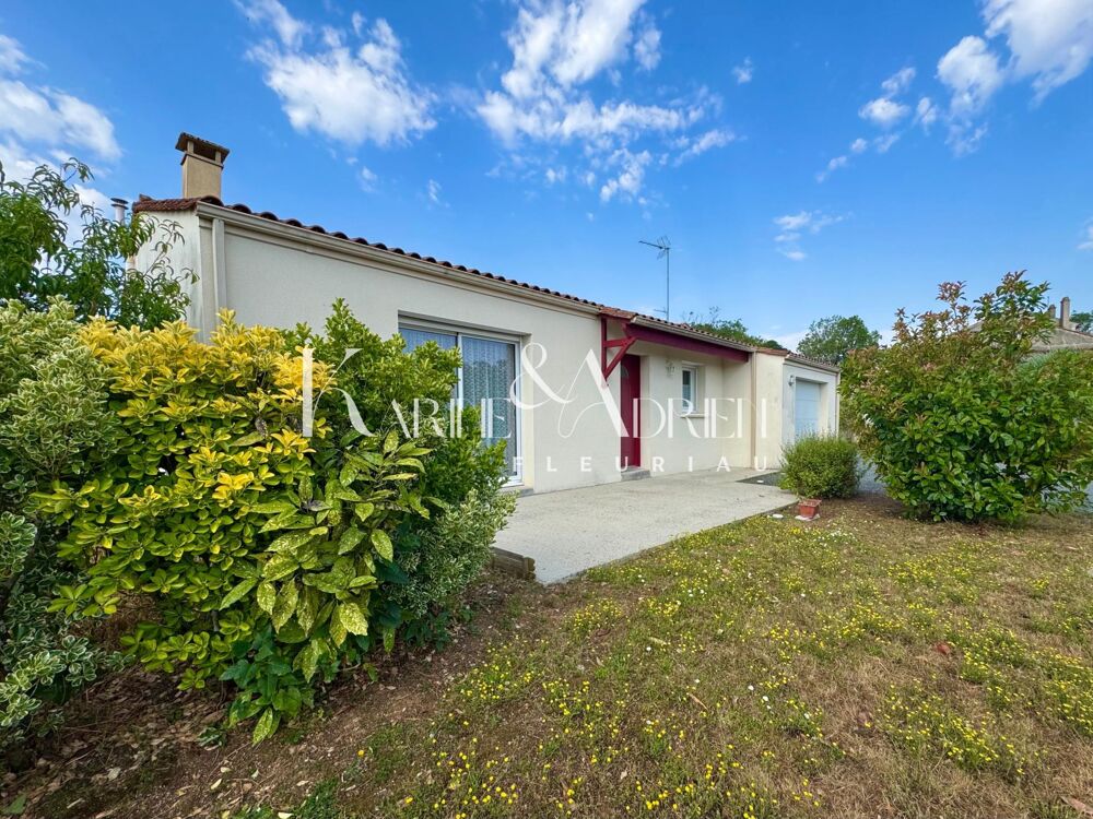 Plain-pied 2 chambres, bureau, jardin et garage