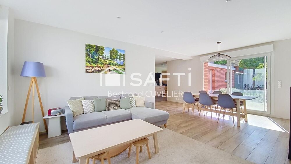Maison semi-individuelle de 128 m², au calme, entièrement rénovée avec jardin