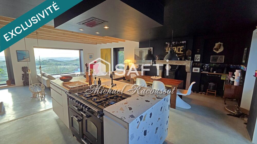 Vente Maison Maison de caractère rénovée – 175 m² – 4 chambres – Piscine – Vue dégagée Le rousset-marizy