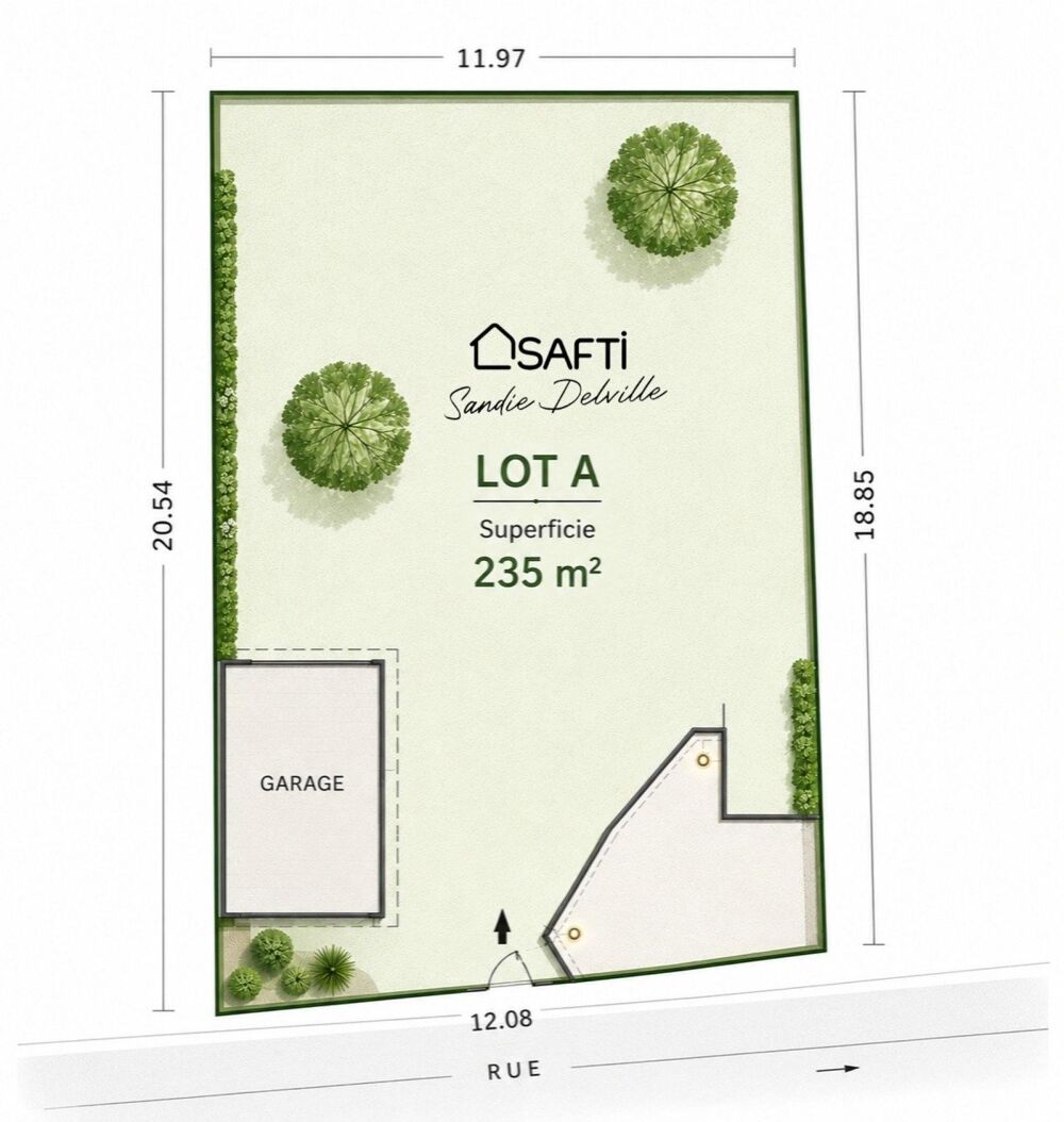 Vente Terrain Terrain à bâtir 235m² - R+1+combles- maison 130m² Cregy-les-meaux