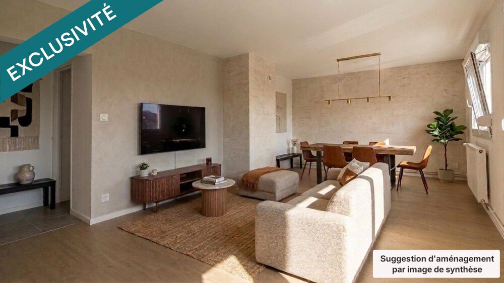 Vente Appartement Beau T3 rénové 70 m² - Dernier étage à Florange Florange
