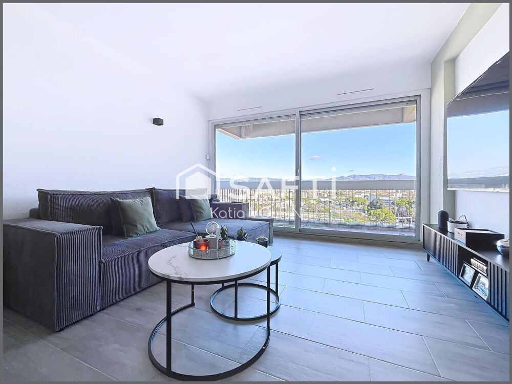 Vente Appartement T3 Vue panoramique dernier étage rés sécurisée Marseille 10