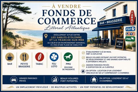 ENTRE OCEAN ET NATURE, DONNEZ VIE A VOTRE PROJET  ! 283000 85100 Les sables-d'olonne