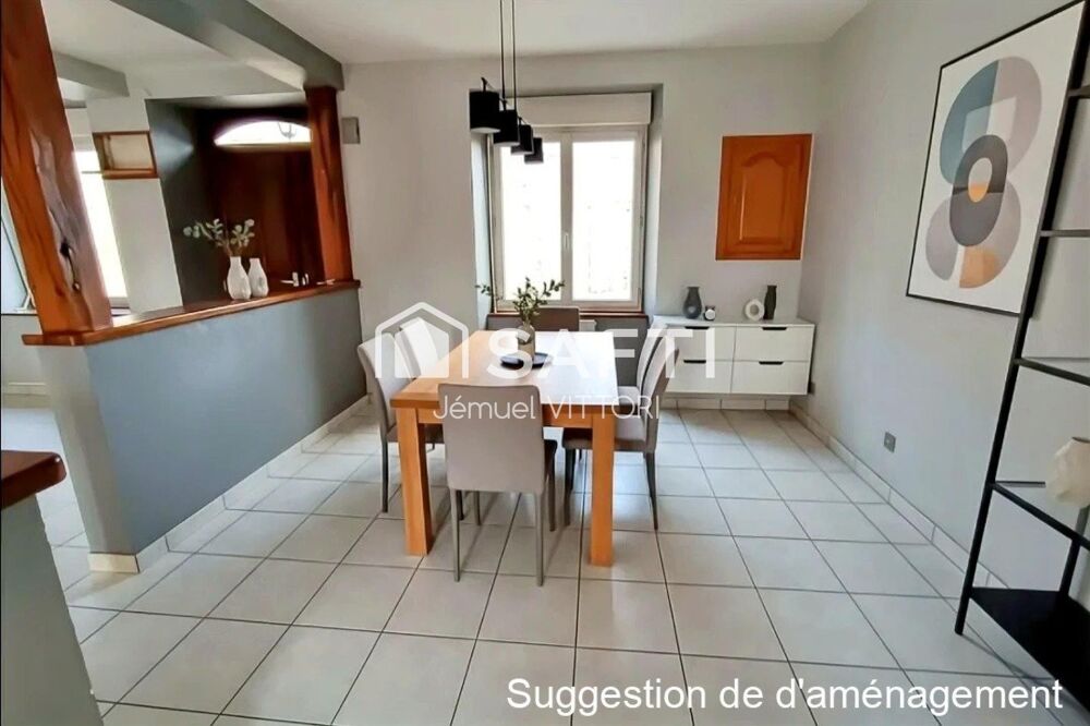 Maison en pierre, 3 chambres, porche, dépendance et terrain clos