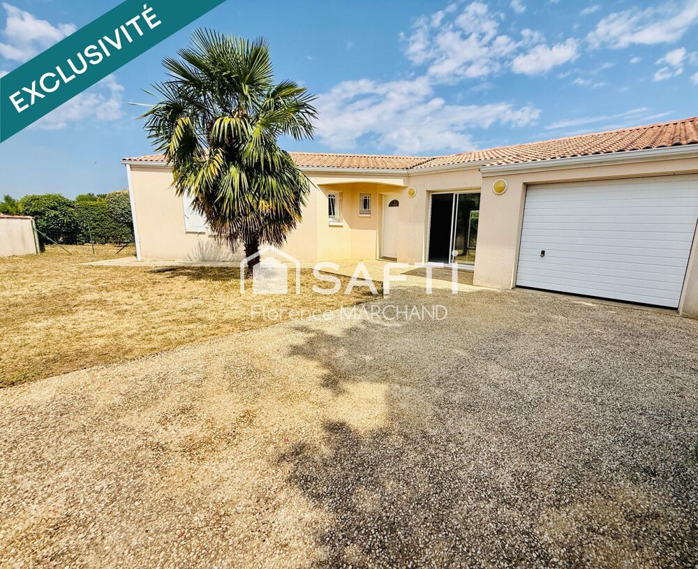 BEAU PLAIN-PIED GRAND SÉJOUR/SALON 4 CH GARAGE JARDIN