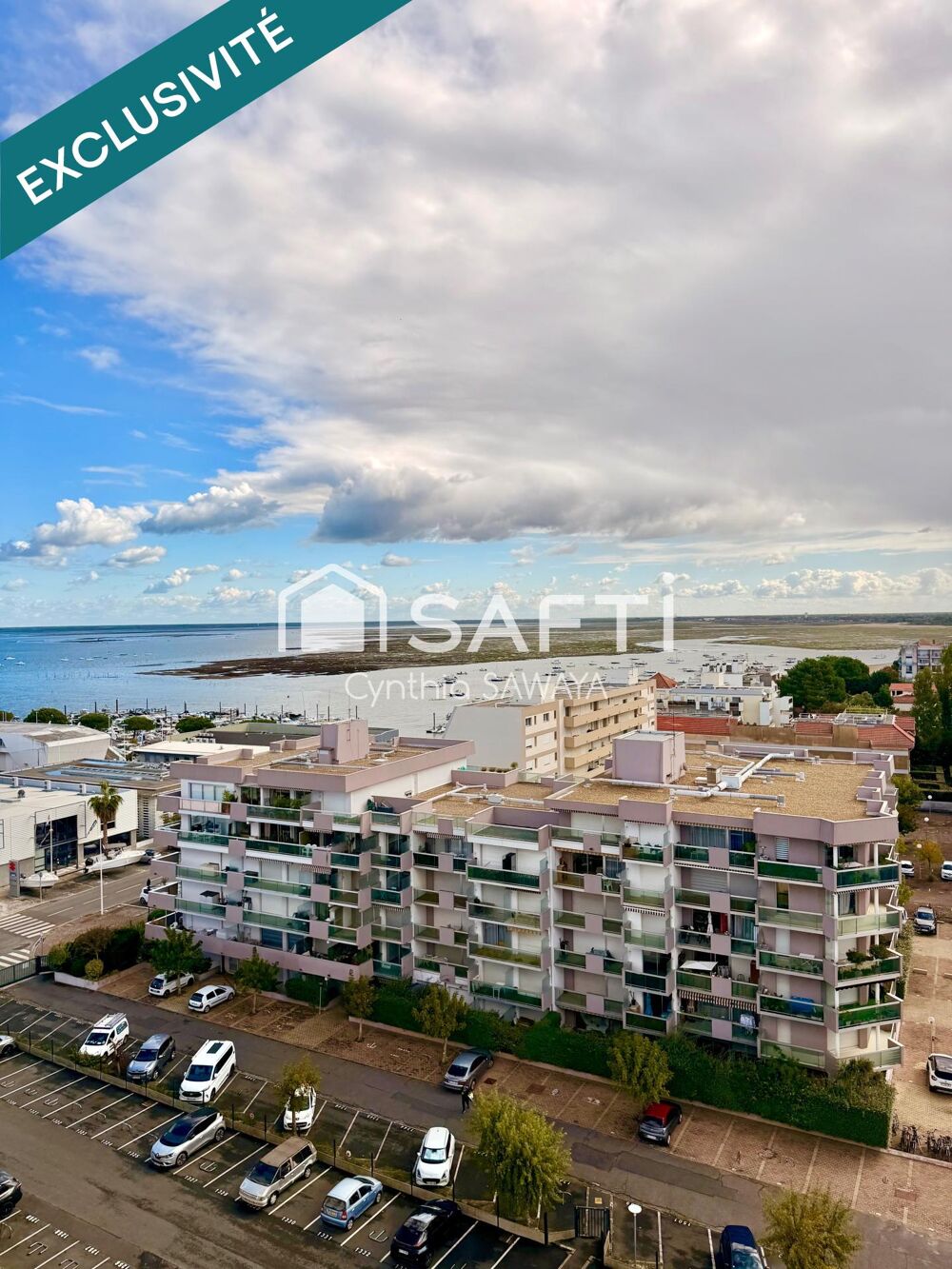 Vente Appartement Appartement T2 avec vue bassin, avec balcon, ascenseur et place de parking! Arcachon
