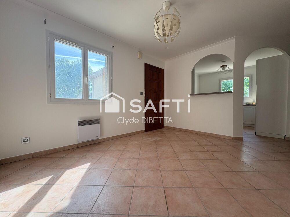 Maison de plain-pied de 83m², 3 chambres, garage.ma
