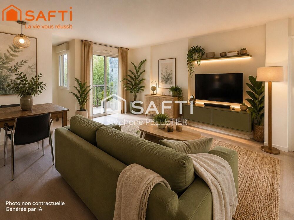 Vente Appartement RENNES T4 lumineux avec parking et balcon METRO Rennes
