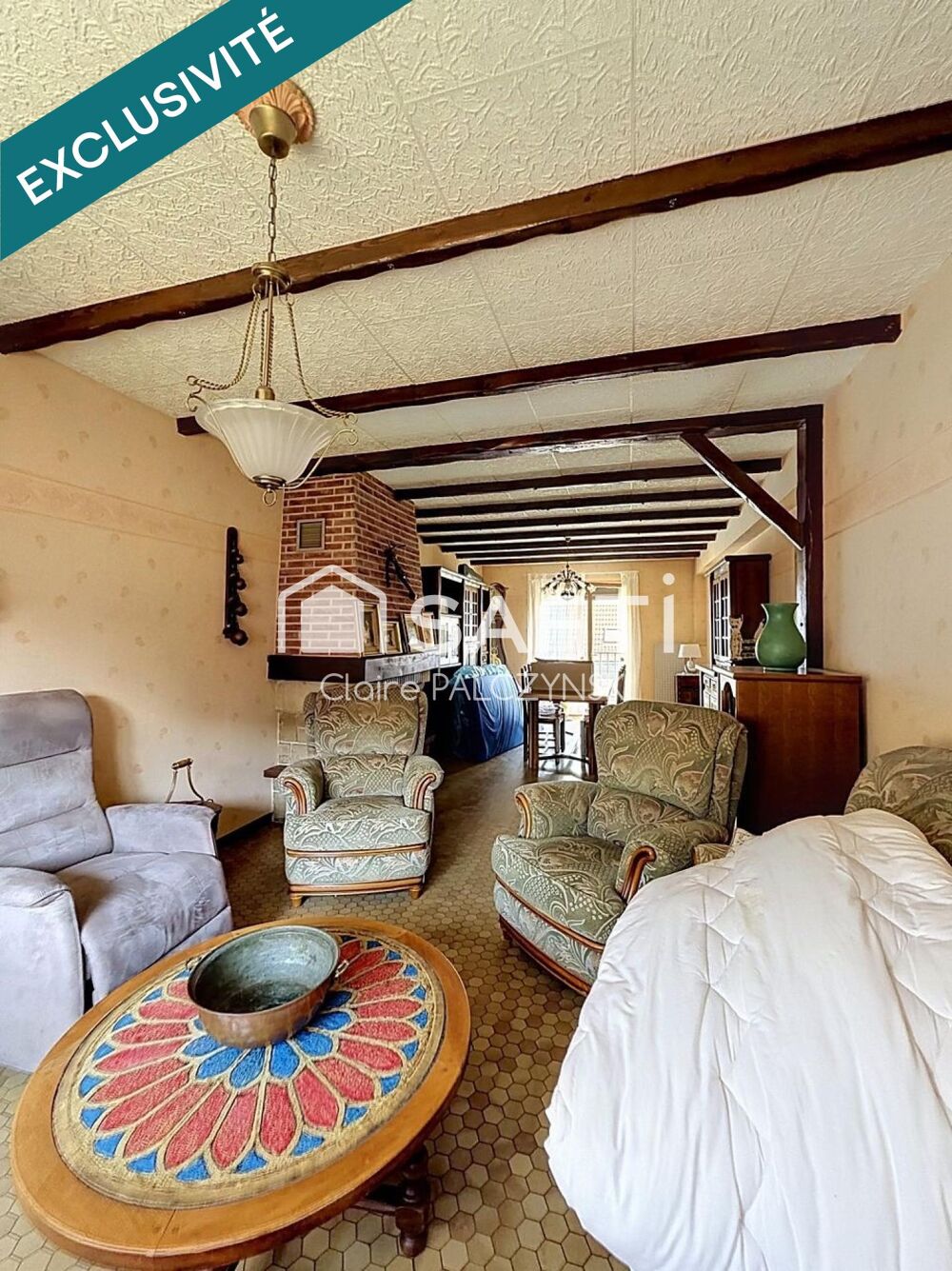 EXCLUSIVITÉ SAFTI  Maison de 98 m² avec jardin, garage et sous-sol complet