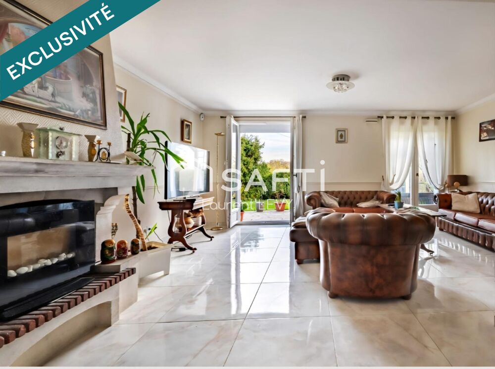 Maison 6 p, 4 chambres, terrasse, jardin, garage