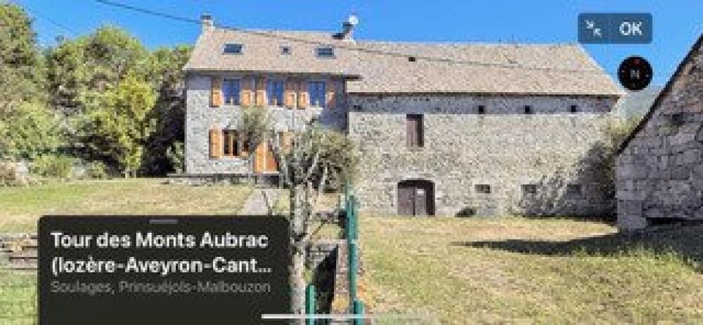 Vente Maison Ensemble de trois  bâtis , unique , espace individuel securisé, maison principale habitable de suite Prinsuejols