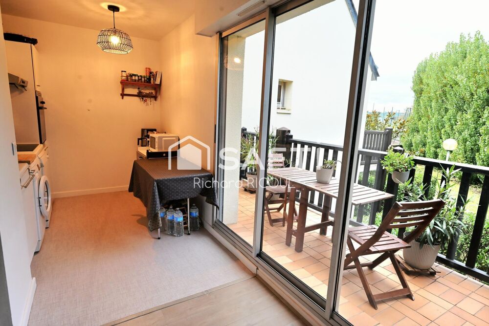 Vente Appartement Dans l'éventail. Duplex 53m² - Cheminée - Plage 9' à pied - 2 ch, 2 sdb. Cabourg