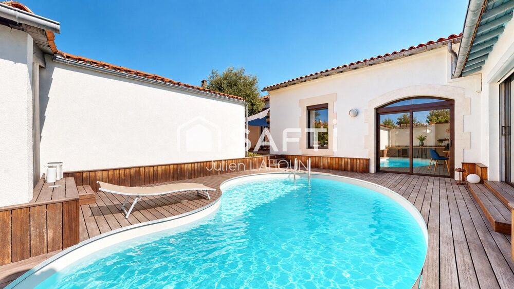Vente Maison Maison de ville atypique avec piscine et garage – Cœur de ville au calme absolu Cognac