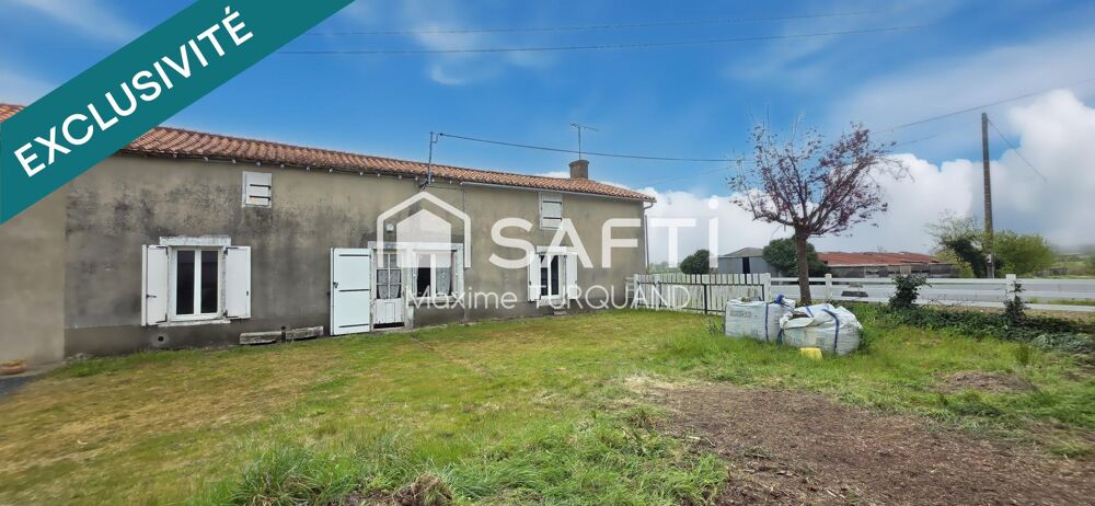 Maison 131 m² + Grange Vendéenne 400m², 4200m² de terrain.