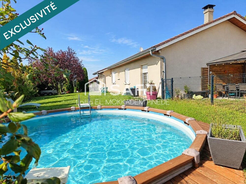 Vente Maison SAINT-MARTIN-DU-FRESNE – Maison de plain-pied avec piscine et beaux extérieurs Saint-martin-du-frene