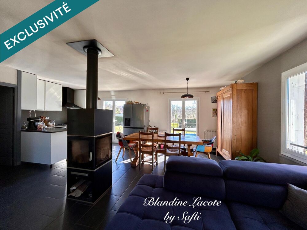 Maison 115m2 4 chambres terrain clos garage