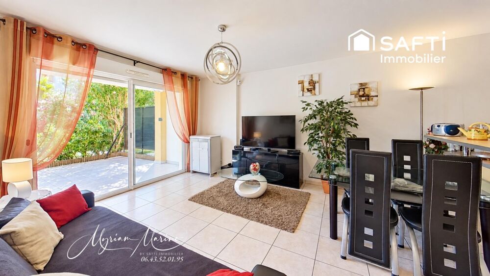 SAINT-AYGULF  LE GRAND PARC | 2 PIÈCES MEUBLÉ EN REZ-DE-JARDIN  TERRASSE 17,44 M²  PISCINE  PARKING