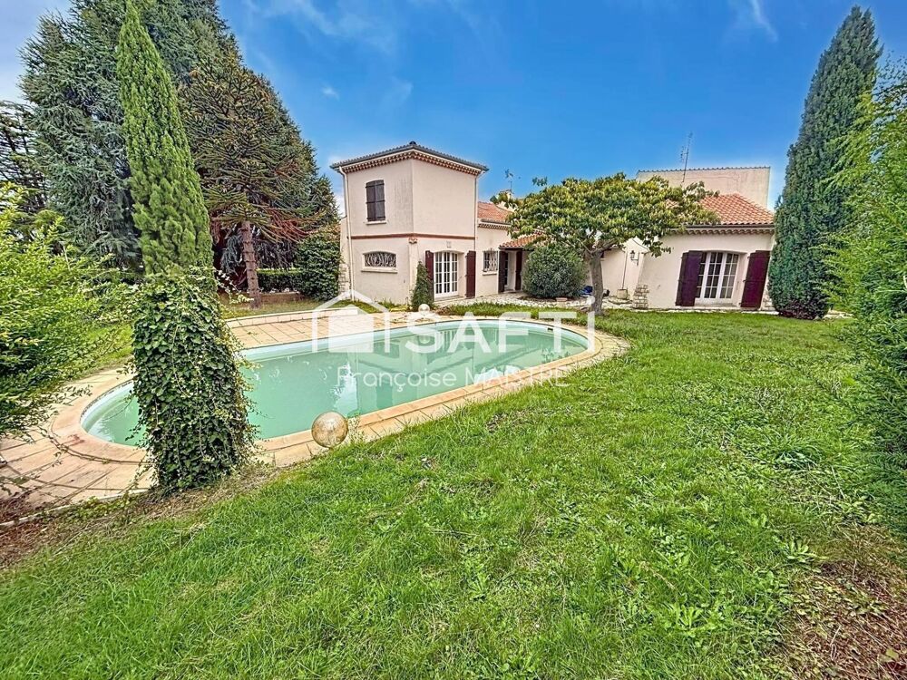 Vente Maison Villa sur sous-sol complet avec piscine, 5 chambres Aussillon