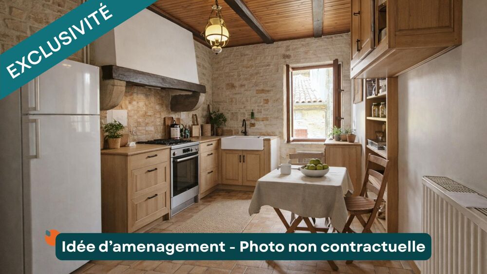 Maison de village 87m2 - 3 chambres - cave - parcelles de bois