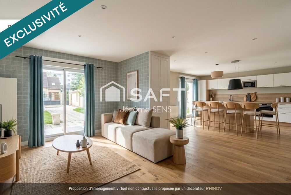 Vente Maison POISSY – Quartier de l'Abbaye – Maison familiale 4 chambres + dépendance Poissy