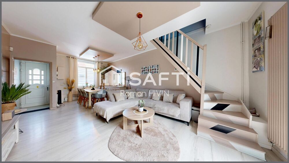 Maison familiale avec 4 chambres et jardin