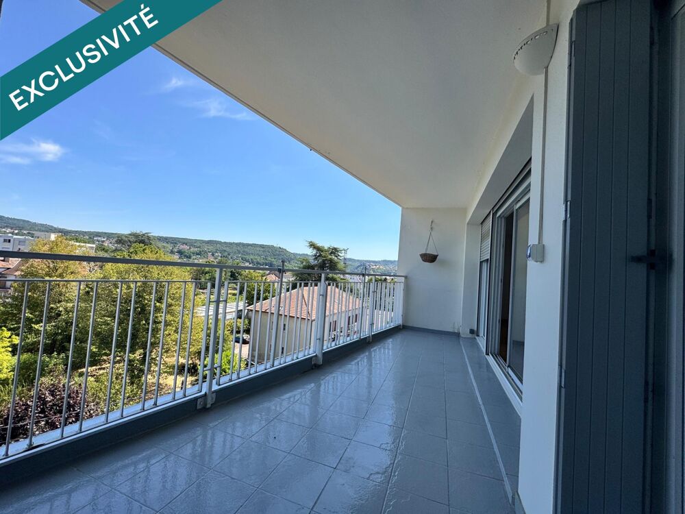 T4 proche gare Viotte, calme, vue, deux terrasses