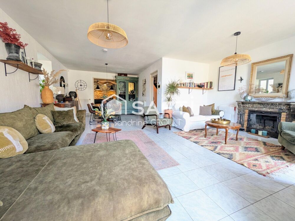 MAISON T6 de 210m² avec GRAND GARAGE et TERRASSES