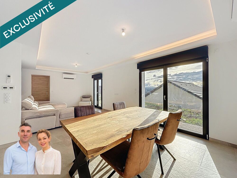 Maison contemporaine avec vue dégagée