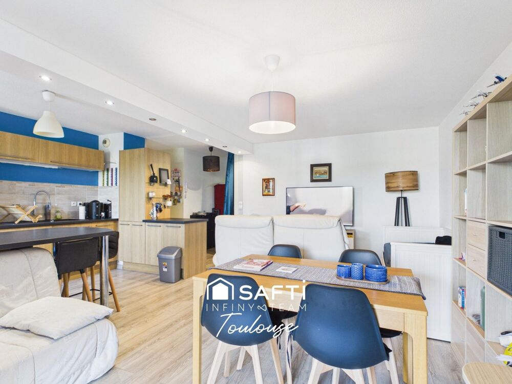 Vente Appartement T3 LUMINEUX au calme – GRANDE PIÈCE DE VIE – GARE À 500 M Toulouse