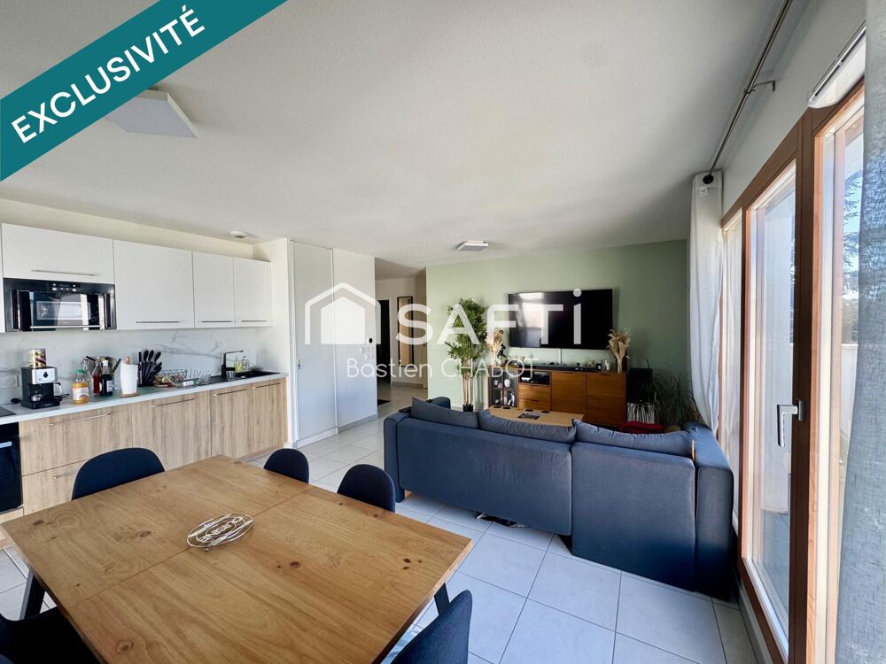 Appartement T3 de 68 m² avec un balcon de 18m2