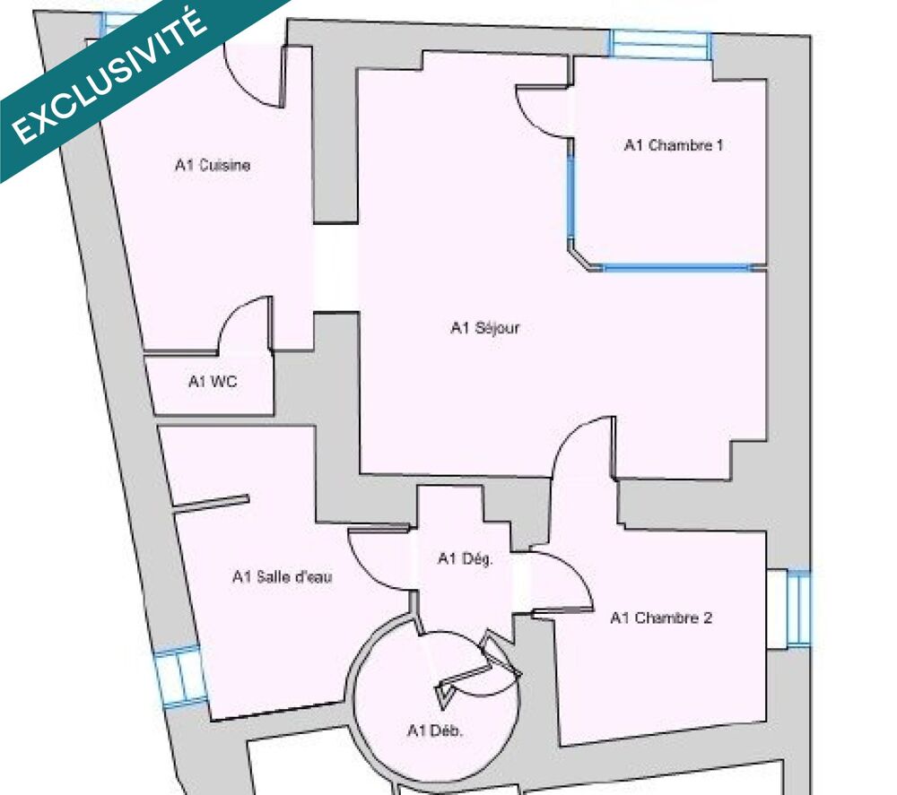 Vente Immeuble Immeuble de rapport à Mouchard – Rentabilité 10.20 % brut – 5 logements + 1 garage loués Mouchard