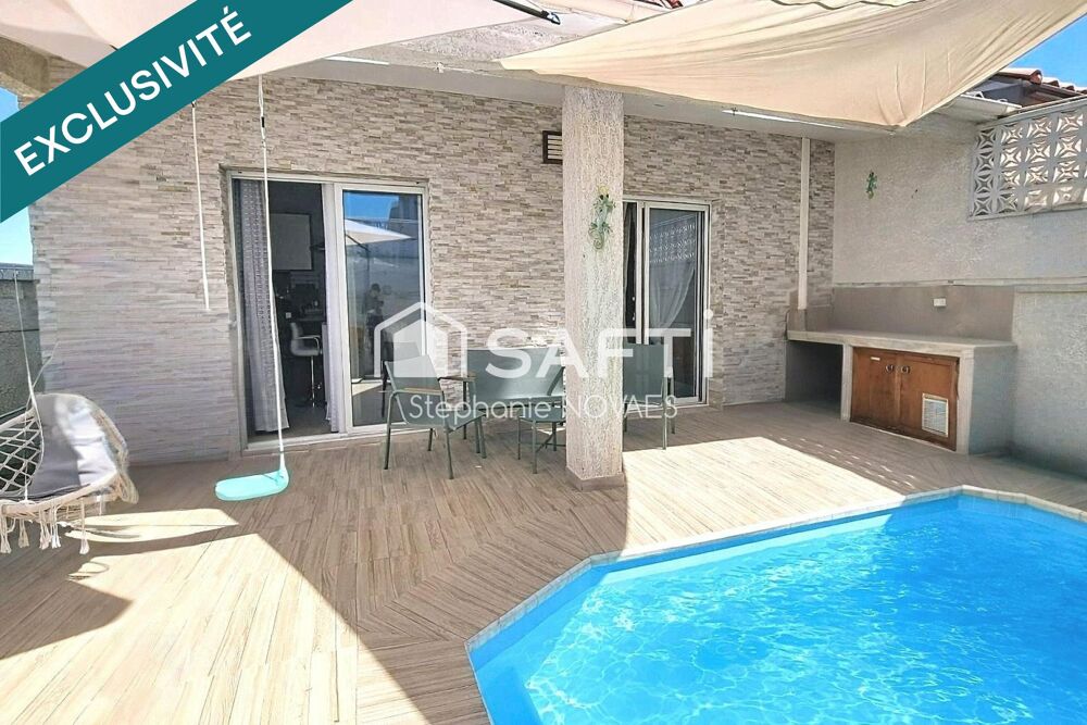 Vente Maison A vendre - Maison T4  avec piscine et garage, proche des plages. Sauvian