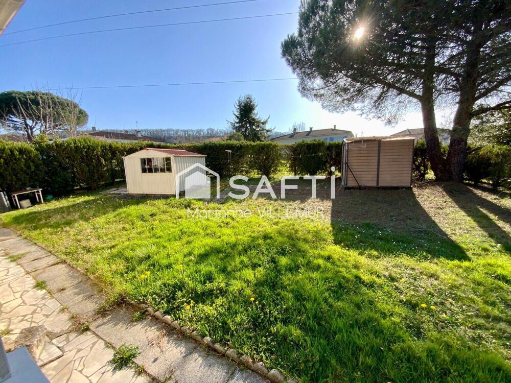 Proche Agen, maison d'environ 100 m² habitables sur un terrain de 875 m²