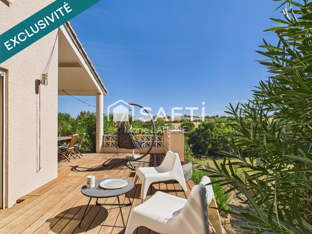Vente Maison Pompertuzat – Maison familiale avec piscine, au calme et vue dégagée à 10 mn à pied des écoles... Pompertuzat