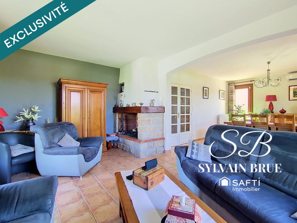 Maison familiale de plain-pied, garage et environnement calme