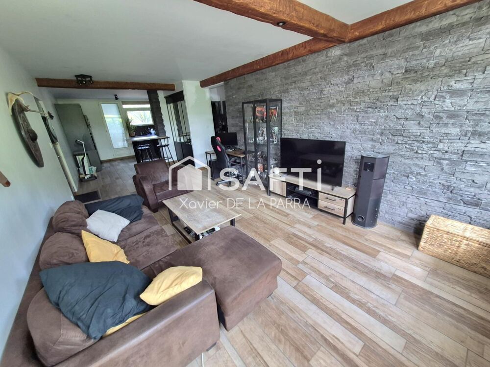 Appartement 70 m² parking et cave  Soupetard