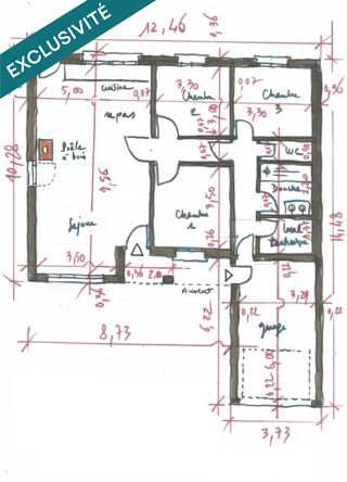  Terrain � vendre 2457 m�